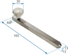 Normal square pin