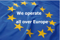 all over Europe We operate